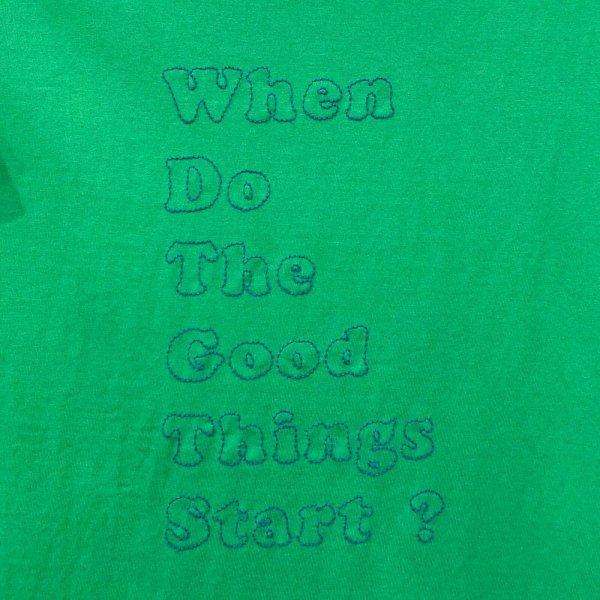 画像3: shiii+po　Charlie Brown's TweeTee　Green / Blue size S