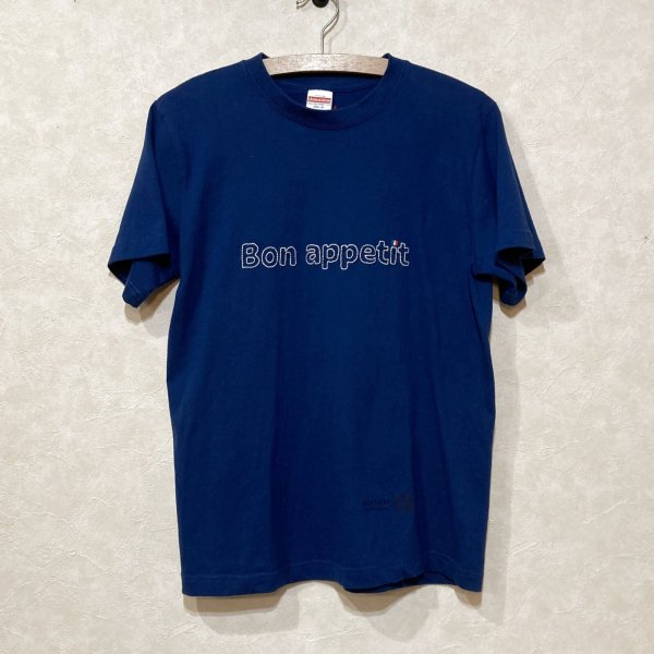 画像1: shiii+po　PARIS背守り入りボナぺTee  D.Blue　size S