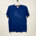 shiii+po　背守り入り魔法使いTee　 D.Blue　size M