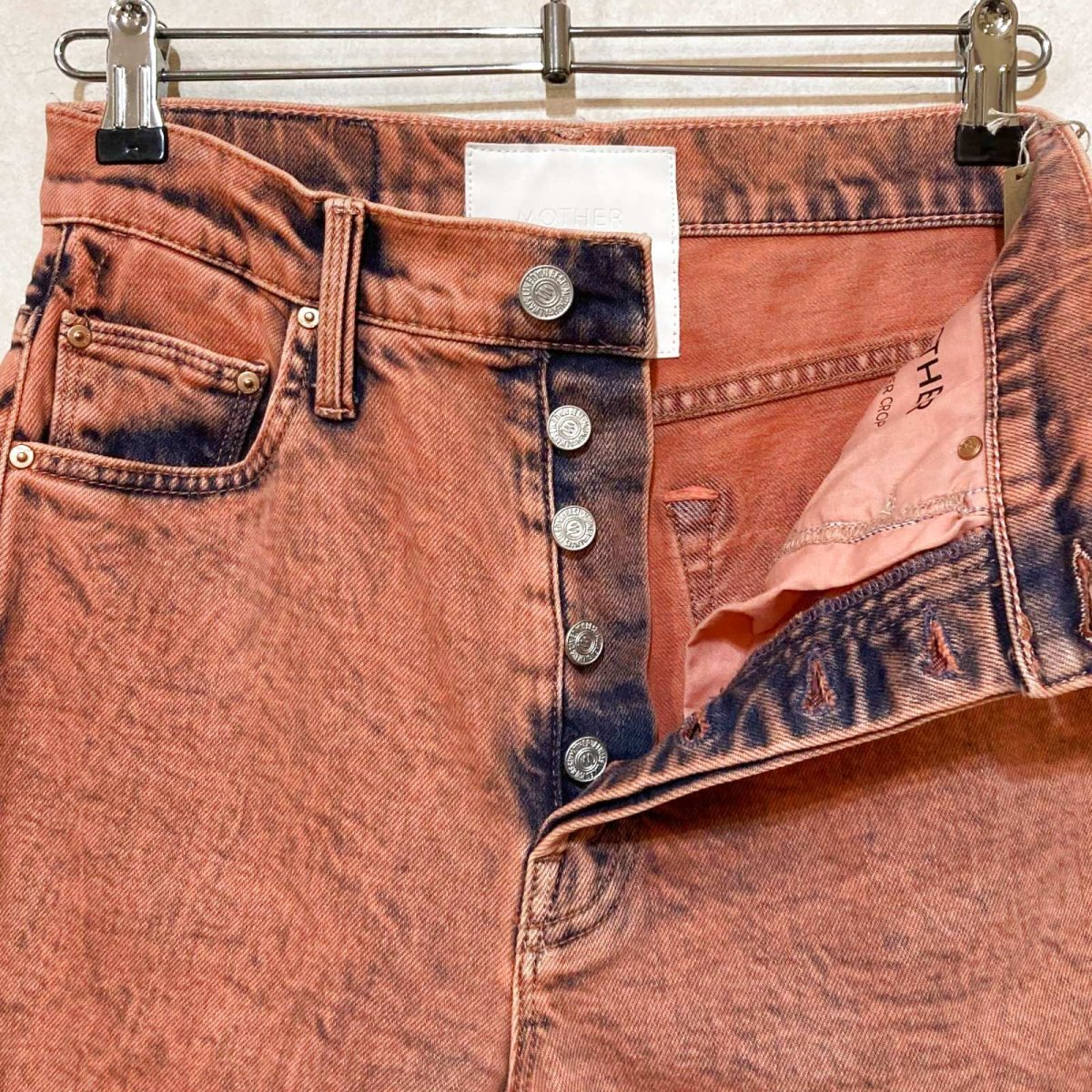 画像5: MOTHER SUPERIOR   Tripper Crop Fray juicy Fruit 後染めブーツカットストレッチデニム size 25 (66x67) (5)