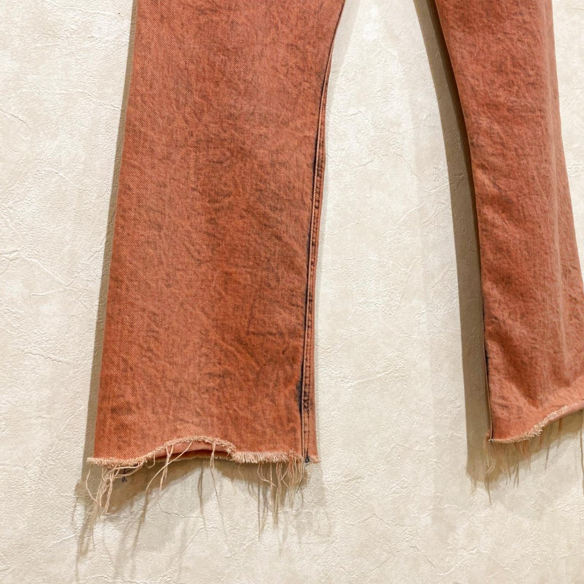 画像8: MOTHER SUPERIOR   Tripper Crop Fray juicy Fruit 後染めブーツカットストレッチデニム size 25 (66x67) (8)