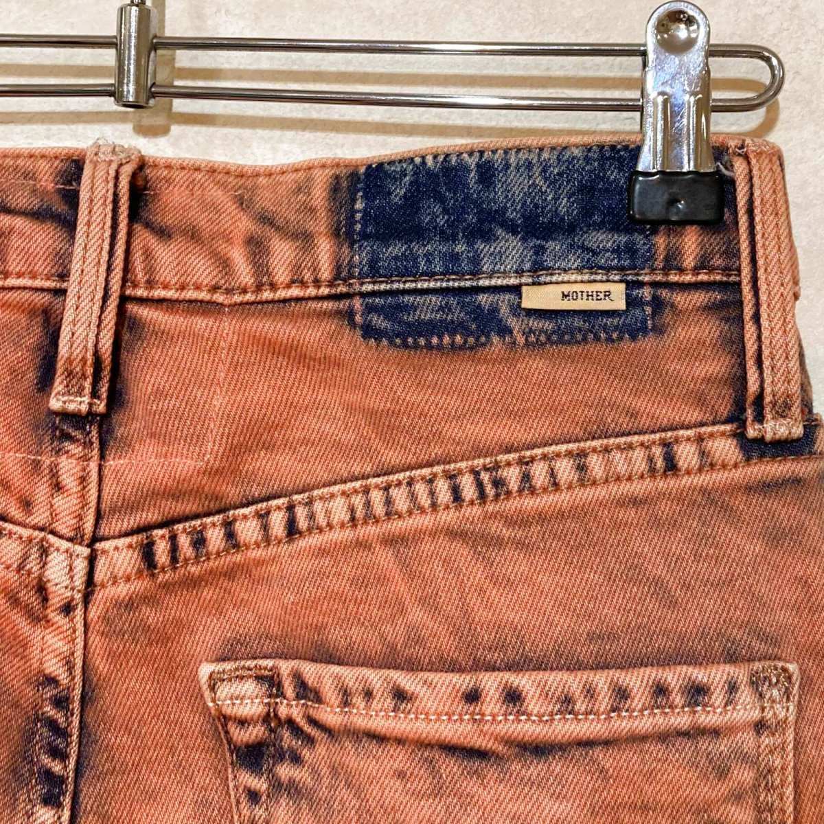 画像7: MOTHER SUPERIOR   Tripper Crop Fray juicy Fruit 後染めブーツカットストレッチデニム size 25 (66x67) (7)