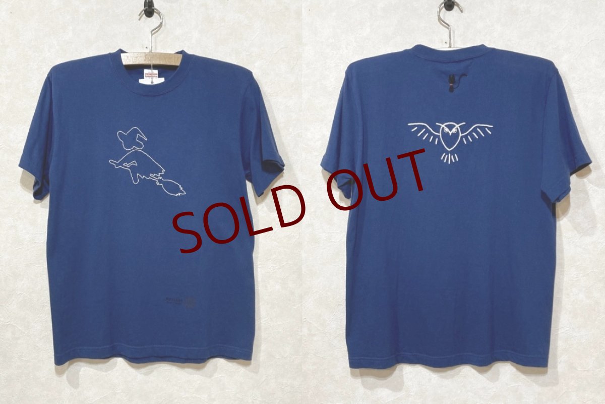 画像1: shiii+po　背守り入り魔法使いTee　 D.Blue　size M (1)