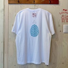 画像3: shiii+po　Bubbles + 甲羅型抜き + テトラ + 立入禁止の背守りTee　size XL (3)