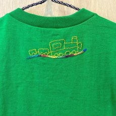 画像4: shiii+po　背守りTee　choochoo train　Green　size 90 (4)