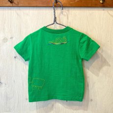 画像3: shiii+po　背守りTee　choochoo train　Green　size 90 (3)
