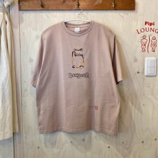 画像2: shiii+po　三毛オスの招き猫 表裏＋「BONJOUR」「？！」 size wide-L (2)