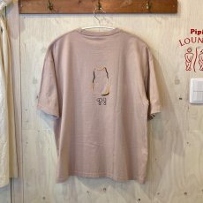 画像3: shiii+po　三毛オスの招き猫 表裏＋「BONJOUR」「？！」 size wide-L (3)