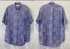 画像1: SHIPS OUTFITTERS　USA製 PullクレイジーマドラスチェックBDシャツ　size M (1)