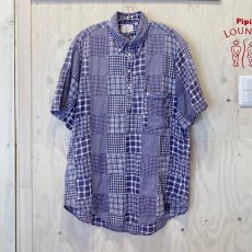 画像2: SHIPS OUTFITTERS　USA製 PullクレイジーマドラスチェックBDシャツ　size M (2)