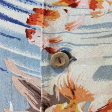 画像4: SUNSURF　ヴィンテージレプリカアロハ　ちりめん金魚　size L (4)