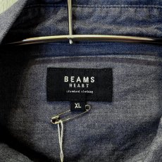 画像6: BEAMS HEART　パッチワークシャツ　size XL (6)