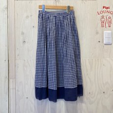 画像2: Sporting & Style by UNITED ARROWS　ギンガムチェックレイヤードスカート (2)