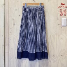 画像1: Sporting & Style by UNITED ARROWS　ギンガムチェックレイヤードスカート (1)