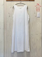 画像1: SHIRO　ノースリーブジャガードワンピース　size M (1)