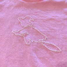 画像4: shiii+po　魔女 + 黒猫の背守りTee　Pink　size 90 (4)
