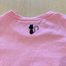 画像5: shiii+po　魔女 + 黒猫の背守りTee　Pink　size 90 (5)
