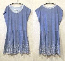 画像1: TORI-TO x BEAMS BOY　刺繍ワンピース　size 36（M） (1)