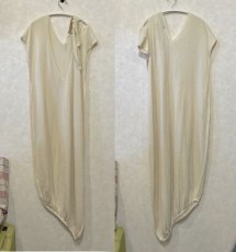 画像1: iliann loeb アシンメトリーデザイン コットンニットワンピース (1)