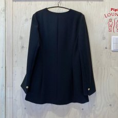 画像2: HIROKO KOSHINO　ノーカラージャケット　size 40 (2)