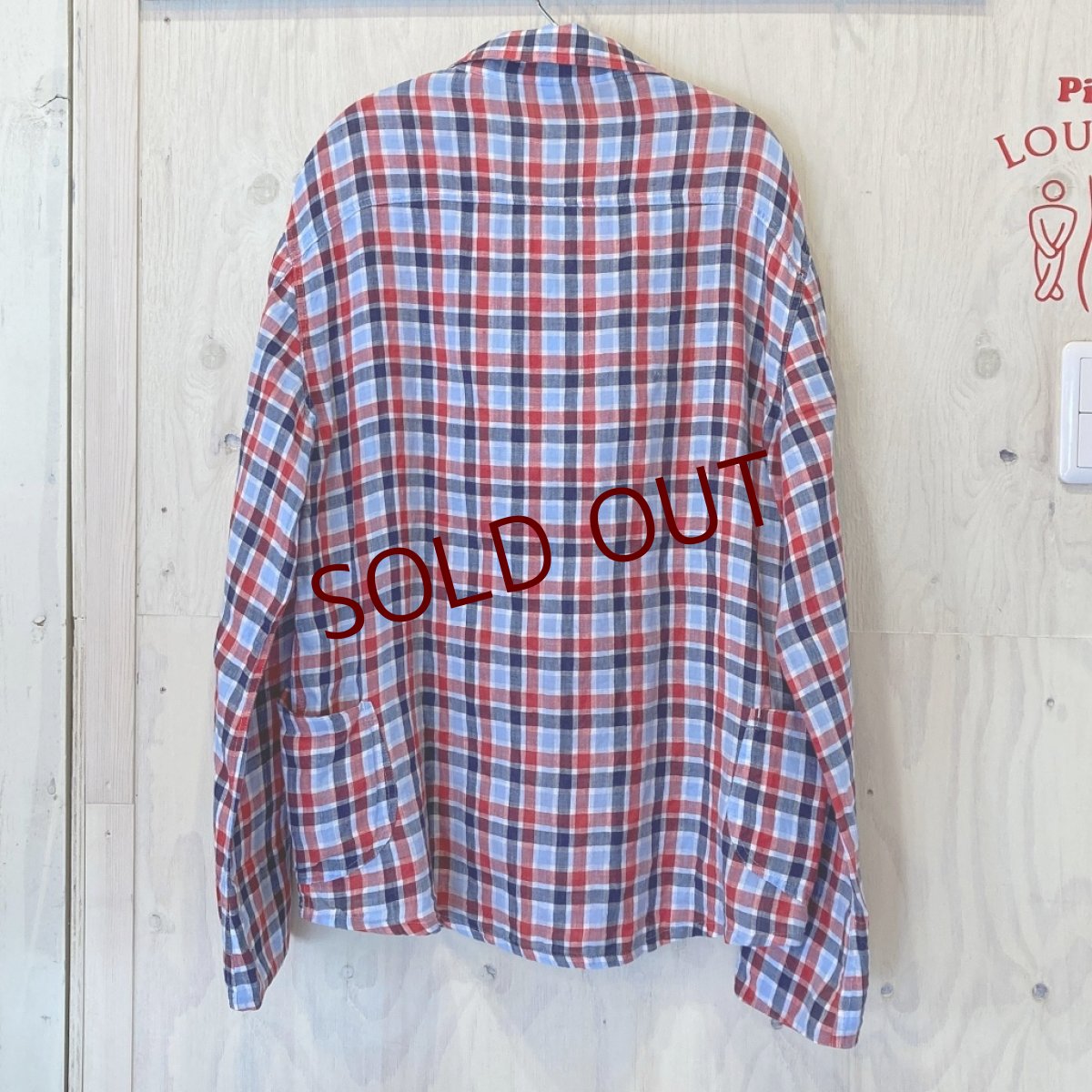 画像2: TRENTA OTTO　プルオーバーマリンシャツ　size L (2)