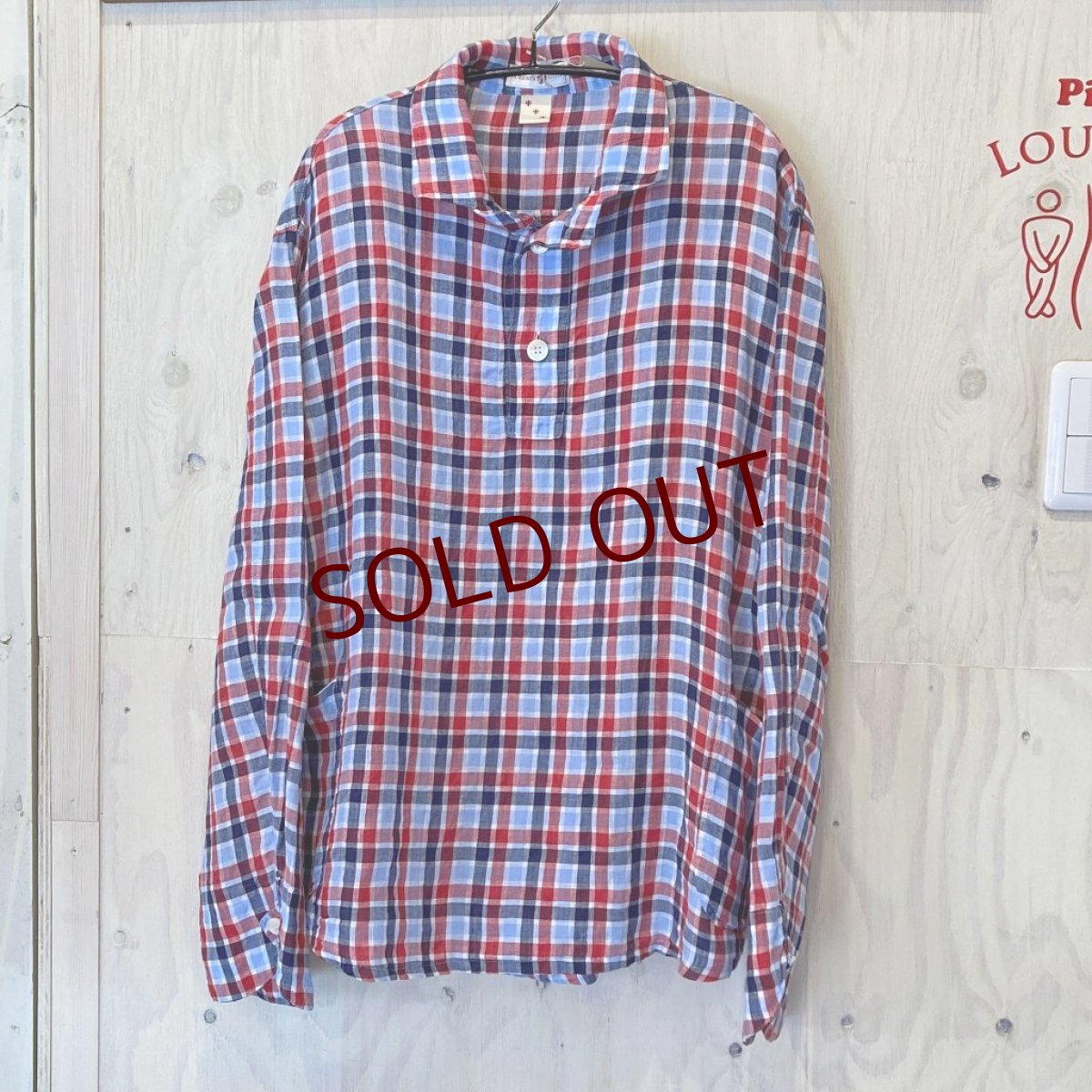 画像1: TRENTA OTTO　プルオーバーマリンシャツ　size L (1)