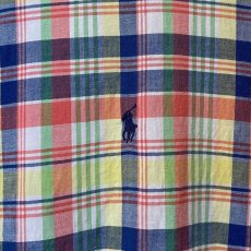 画像4: RALPH LAUREN　マドラスチェックBDシャツ　size L (4)
