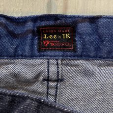 画像8: Lee x TK   2トーン切り替えストレッチデニム　size L（W86xL81） (8)