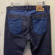 画像6: Lee x TK   2トーン切り替えストレッチデニム　size L（W86xL81） (6)