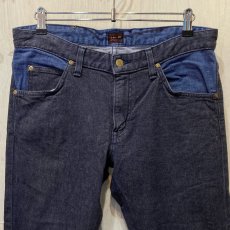 画像4: Lee x TK   2トーン切り替えストレッチデニム　size L（W86xL81） (4)