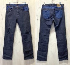 画像1: Lee x TK   2トーン切り替えストレッチデニム　size L（W86xL81） (1)
