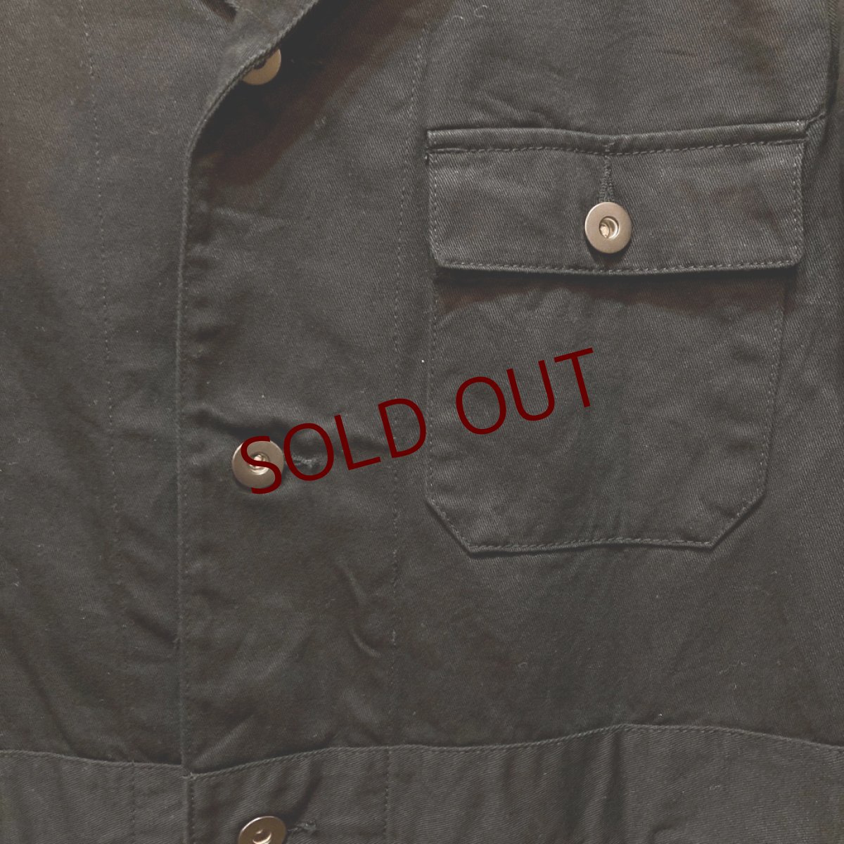 画像7: KEMPEL　アシンメトリー ショップコート/エンジニアコート　size 36 (7)