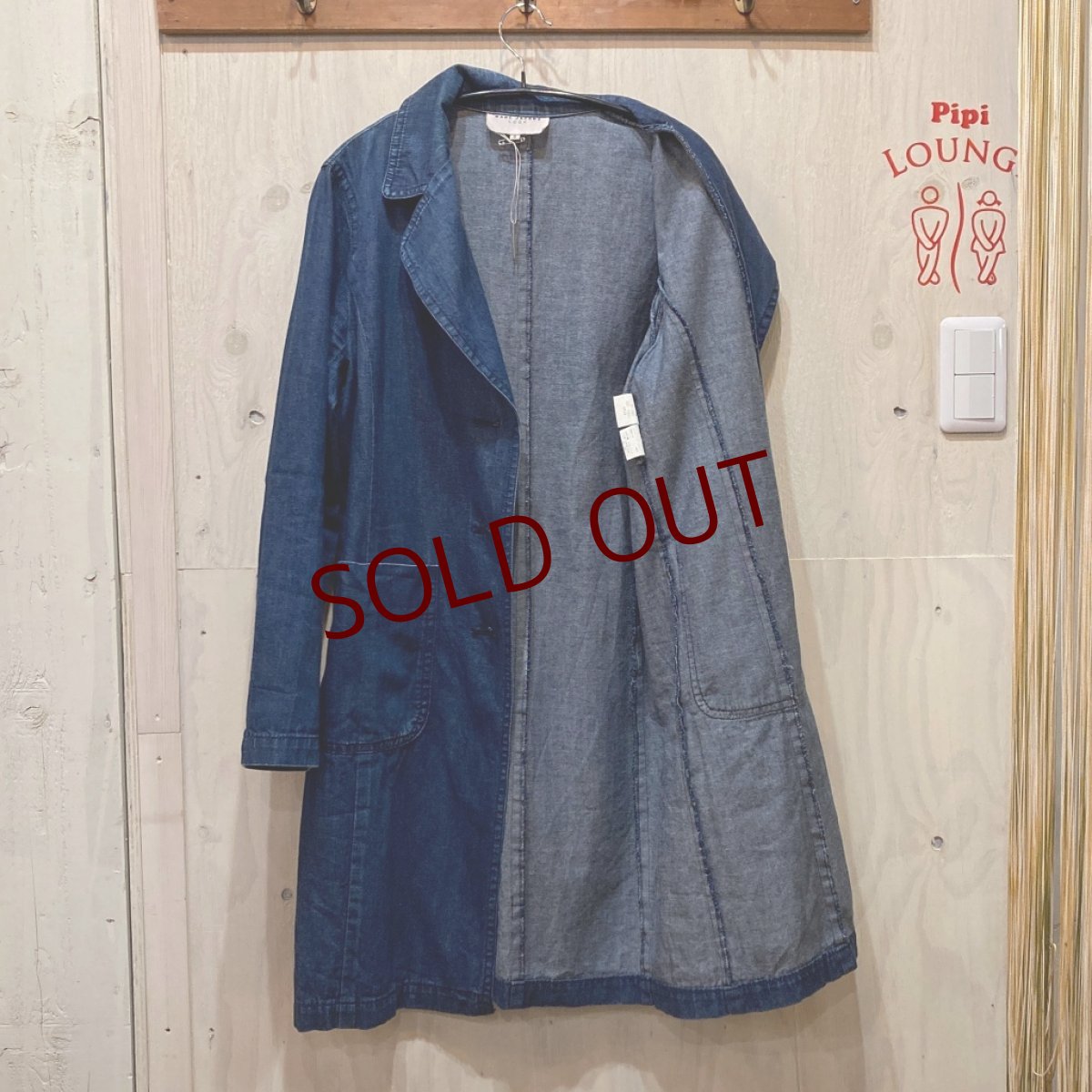 画像3: MARC JACOBS LOOK　デニムチェスターコート　size 6 (3)