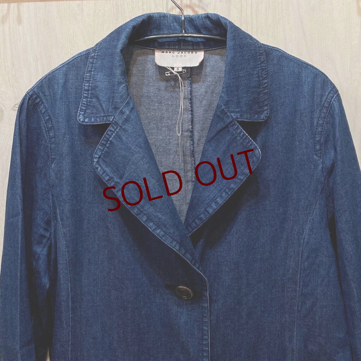 画像4: MARC JACOBS LOOK　デニムチェスターコート　size 6 (4)