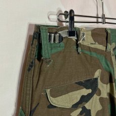 画像6: US軍 80's M-65 ウッドランドカモカーゴパンツ　size M-Short W90xL67 (6)
