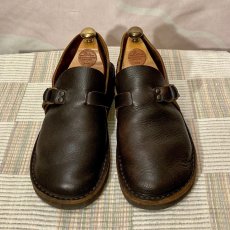 画像1: Fracap Italy　Wリングベルトレザーシューズ　size 40 (1)