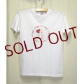 ThanksエンブレムTee　WHITE/RED　Youthサイズ