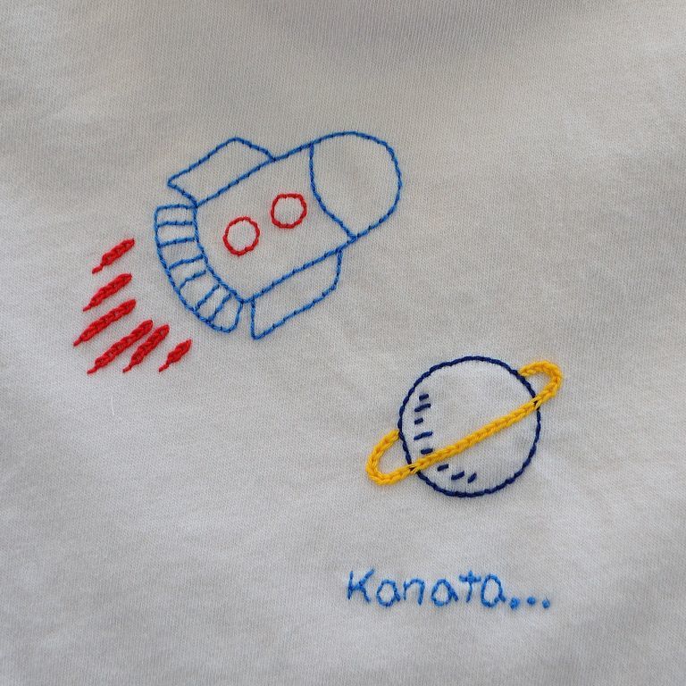 宇宙が好きなご主人夫妻への出産祝い