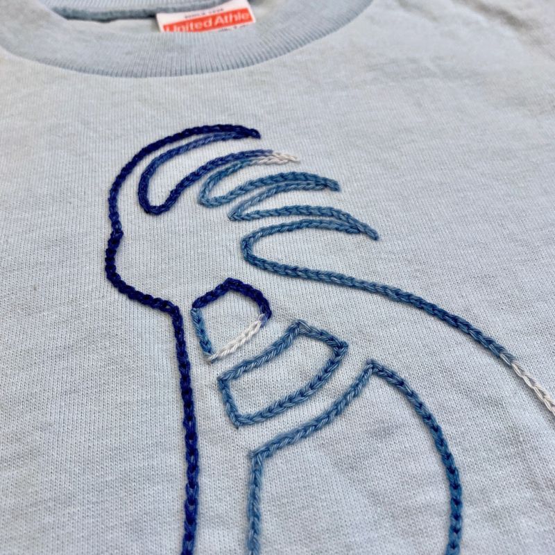 shiii+po　Kokopelli＋麻の葉の背守りTee