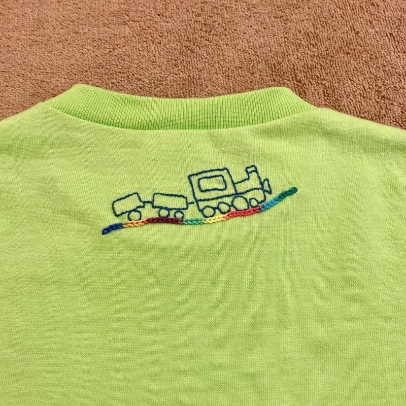 shiii+po　背守りTee　choochoo train