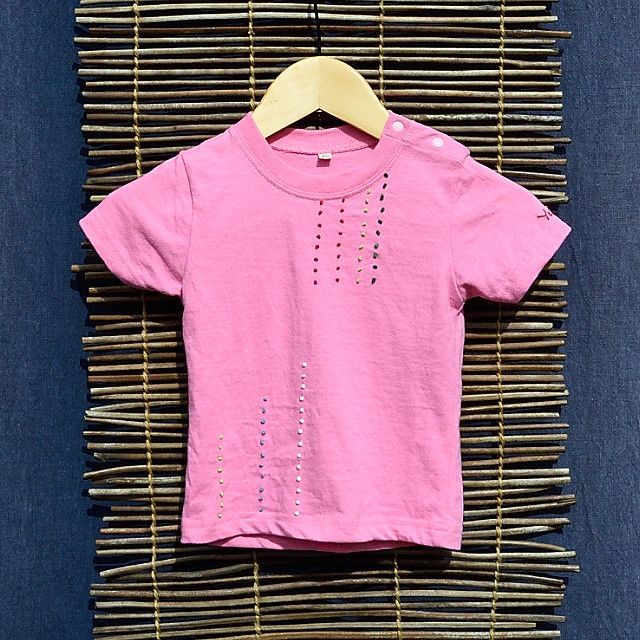 じぃちゃんになった同級生から初孫へプレゼントの背守りTee