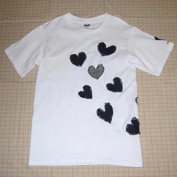 画像1: 【参考商品】　オーダー　DENIME HEART Tee (1)