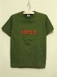 画像1: shiii+po　LIFE Tee　Chinese Military（オリーブ/レッド） (1)