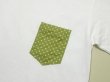 画像3: shiii+po　ポケットTee　Natural Green ドット (3)