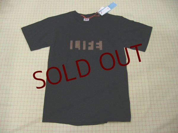 画像1: LIFE Tee　Black/Brown (1)