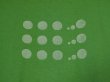 画像3: shiii+po　Hand-Stamp Tee　Bubbles　Green (3)