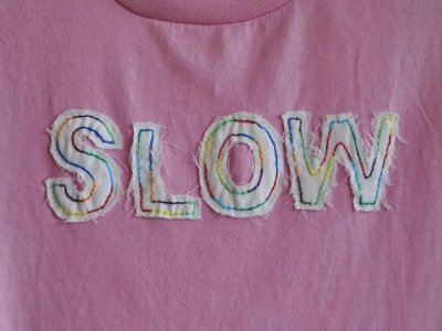 画像1: 【参考商品】　オーダー　SLOW Tee　plus　背守りふくろう