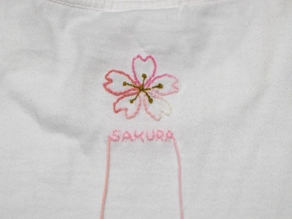 画像1: 【参考商品】 オーダー　Bubbles + 背守りTee　桜 SAKURA (1)