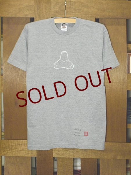 画像1: shiii+po　背守りTee　TETORA de BLOCK　Gray　size M (1)