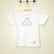 画像1: shiii+po　背守りTee　TETORA de BLOCK（ぷくぷくVer.）　White (1)